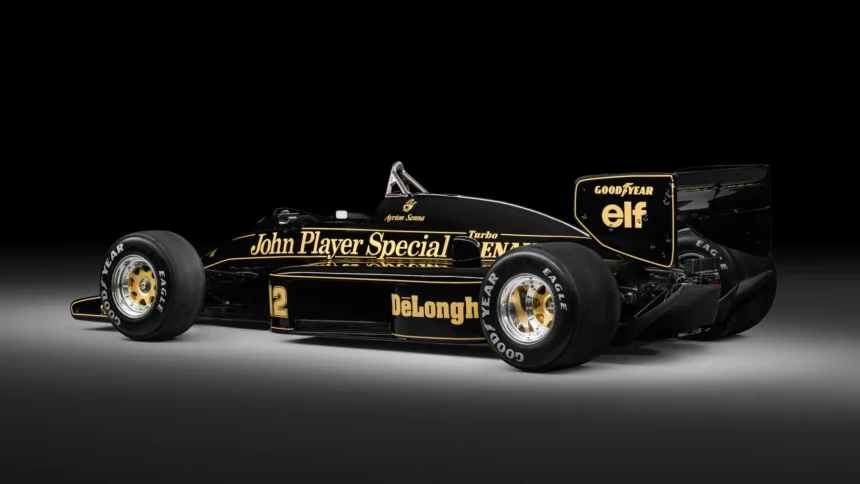 Ayrton Senna Lotus F1 Car Price Soars as Legendary Racer Heads to Sale