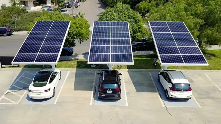 Solar Panels for EV Charging Show Unexpected Benefits in New Report